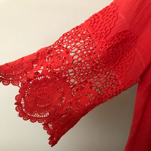 Light flowing dark peach in color. - Picture 3 of 3